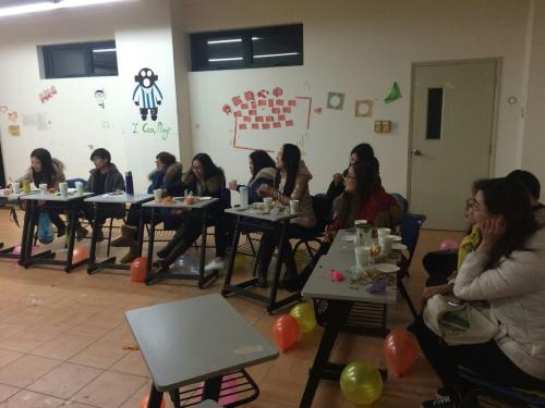 元旦班级庆祝活动现场